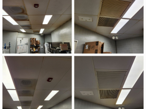 Ceiling Tile Restoration Cleaning